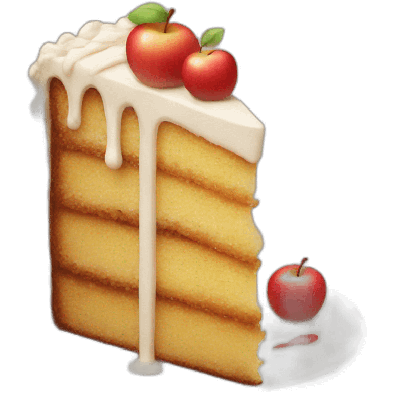 apple cake from technology emoji