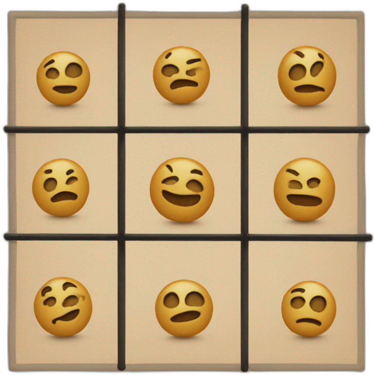 tic tac toe emoji