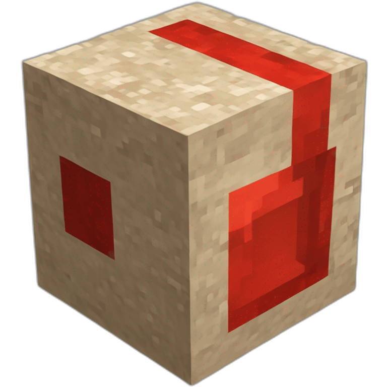 Minecraft redstone emoji