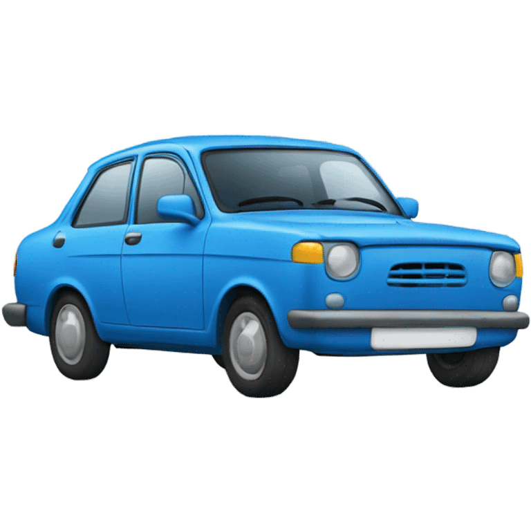 Blue car emoji