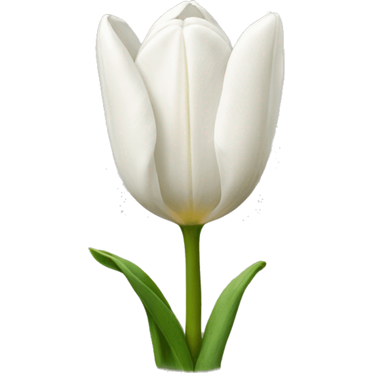 white tulips emoji