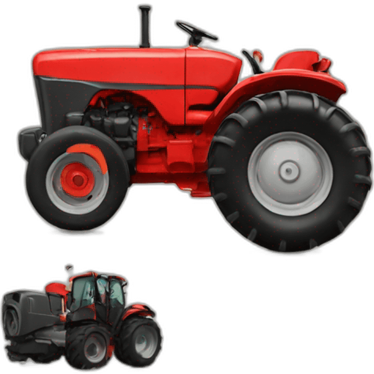 red tractor emoji