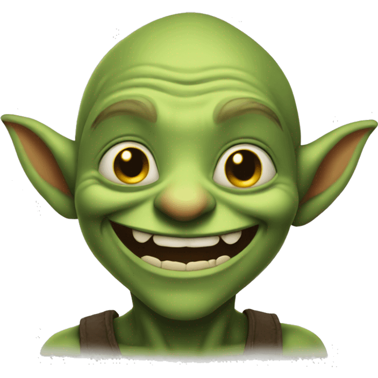 Smiling goblin emoji