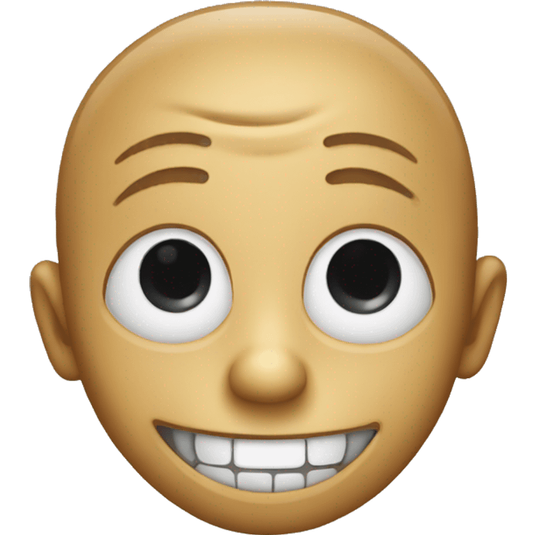 Creepy smiling emoji  emoji