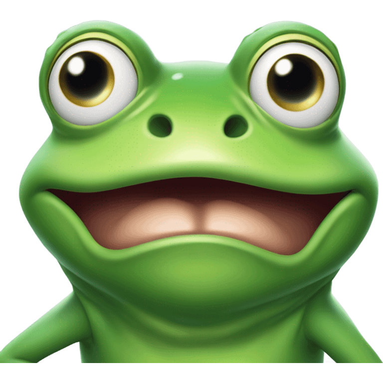 Frog farts emoji