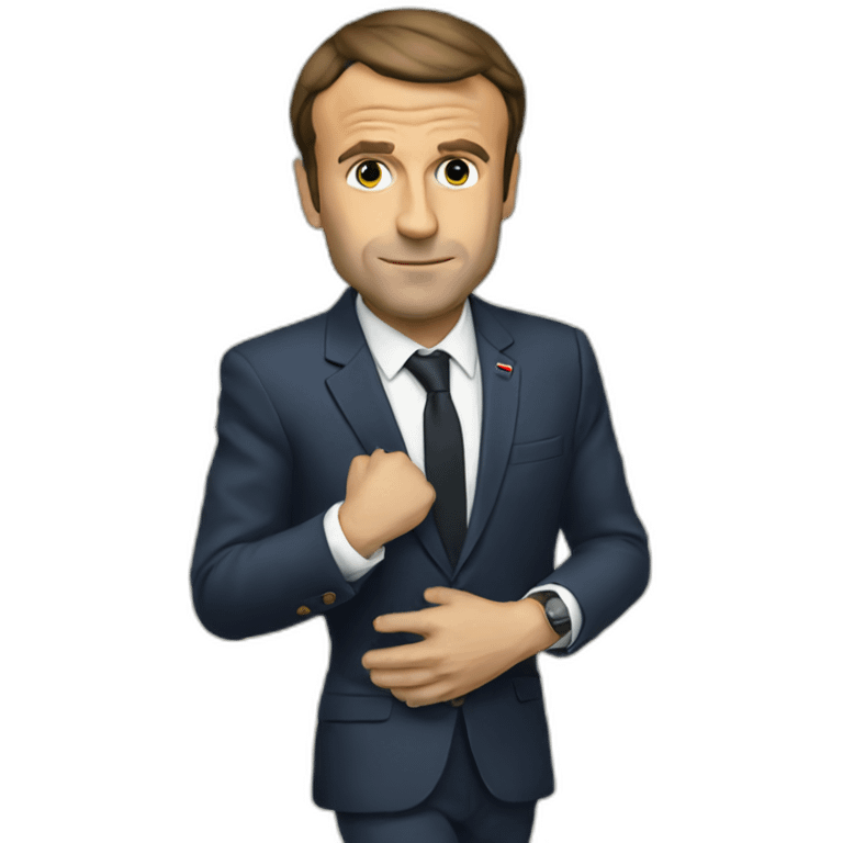 Macron qui dort emoji