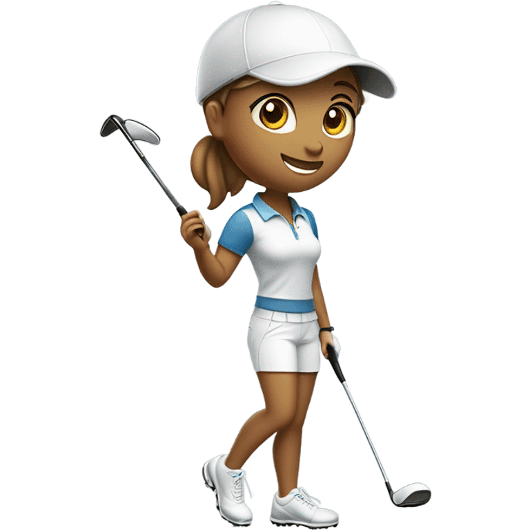 golfer girl emoji