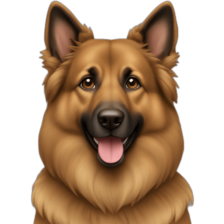 Brown-Belgian-tervuren emoji