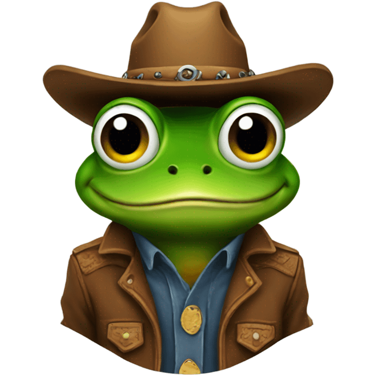 cowboy frog emoji