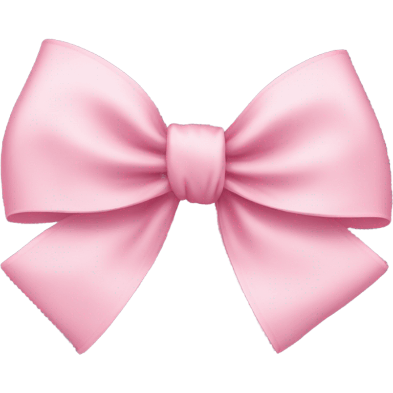 light pink ribbon bow emoji