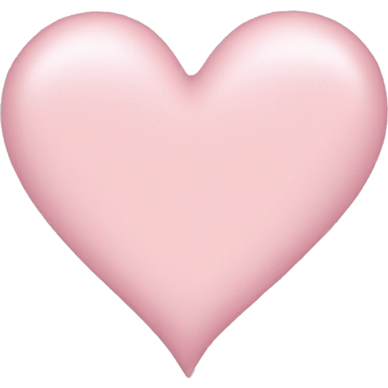 Light pink heart  emoji