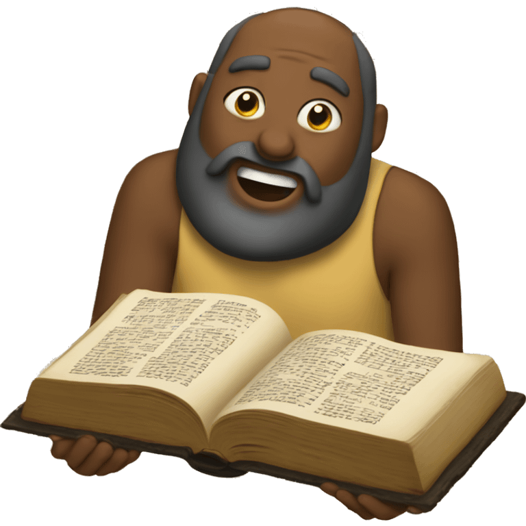 Reading bible  emoji