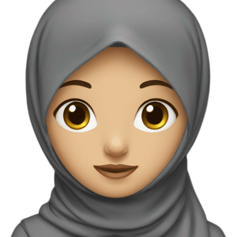 Girl with hijab emoji