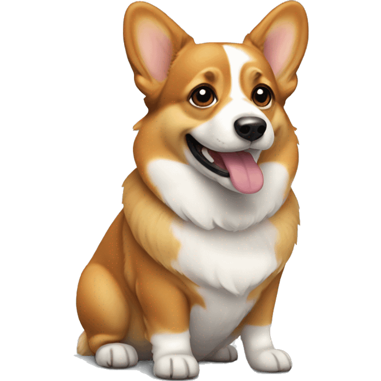 a corgi emoji