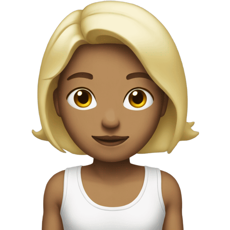 White tank top emoji