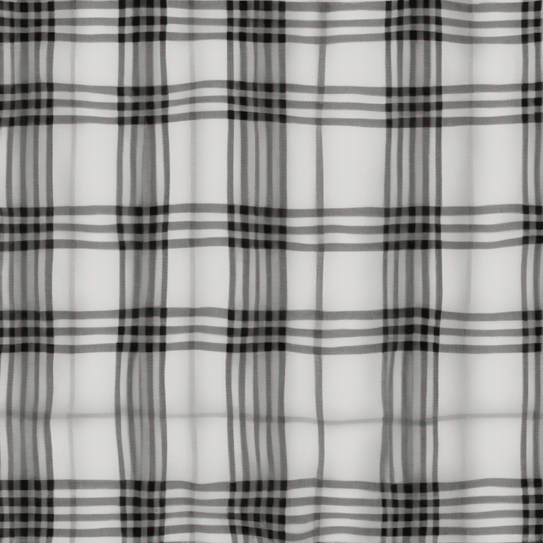 folded white blanket with black plaid emoji