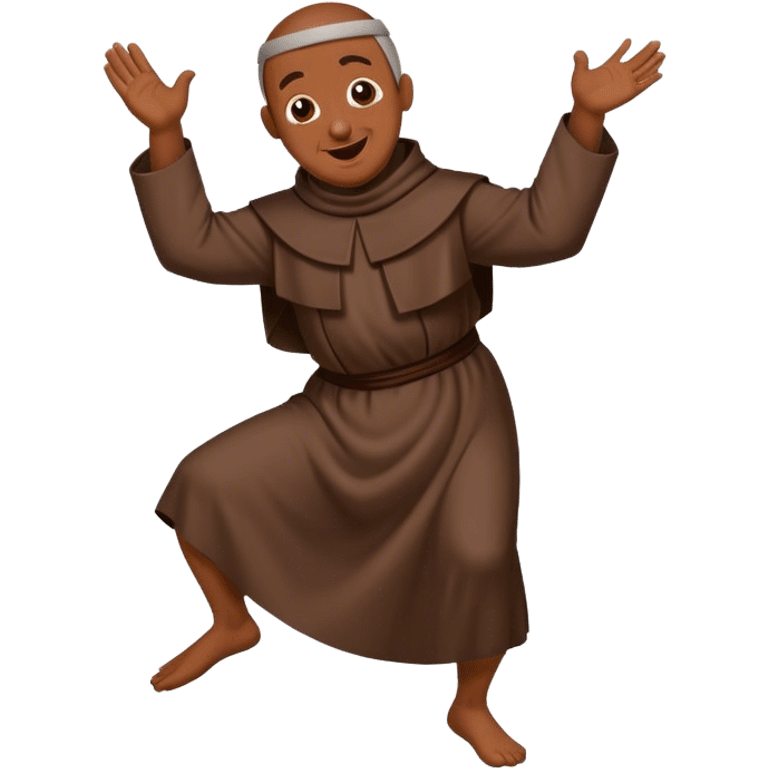 Dancing friar  emoji