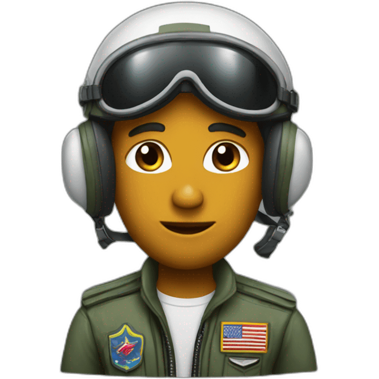 fighter pilot musician emoji