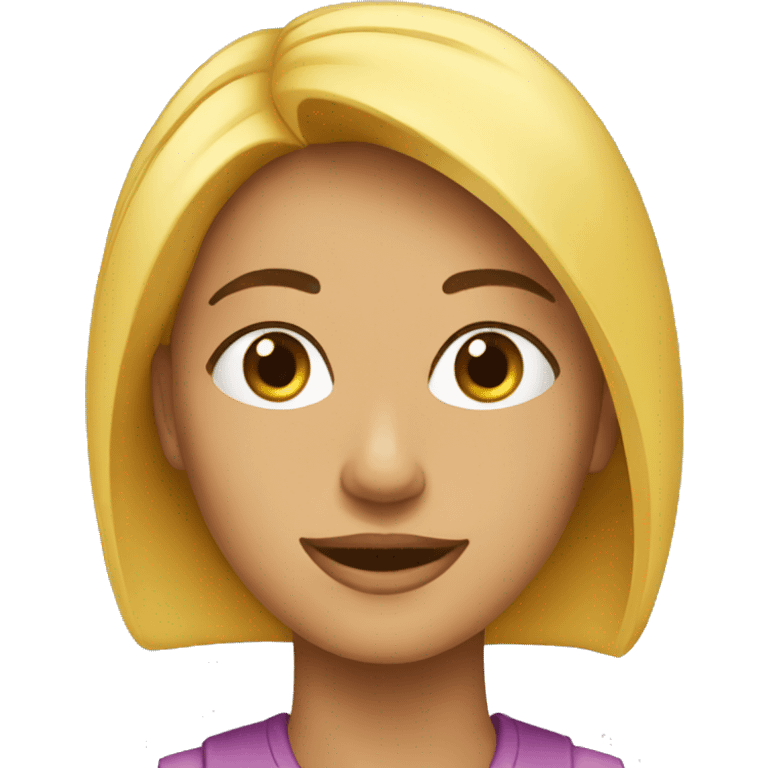 Uma corredora emoji