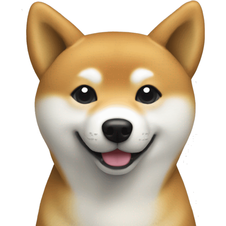 Shiba inu grey emoji