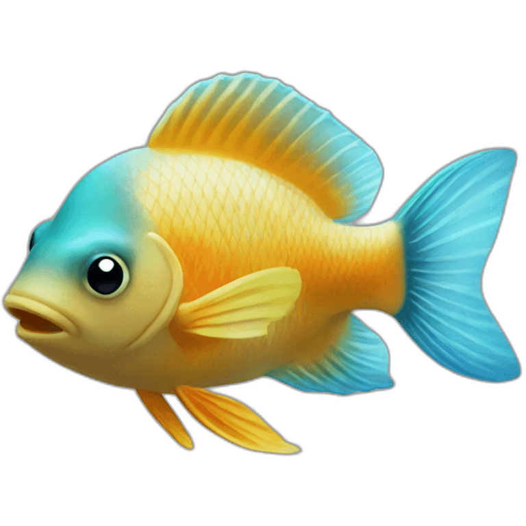 Un aquarium rempli de poisson tropicaux emoji