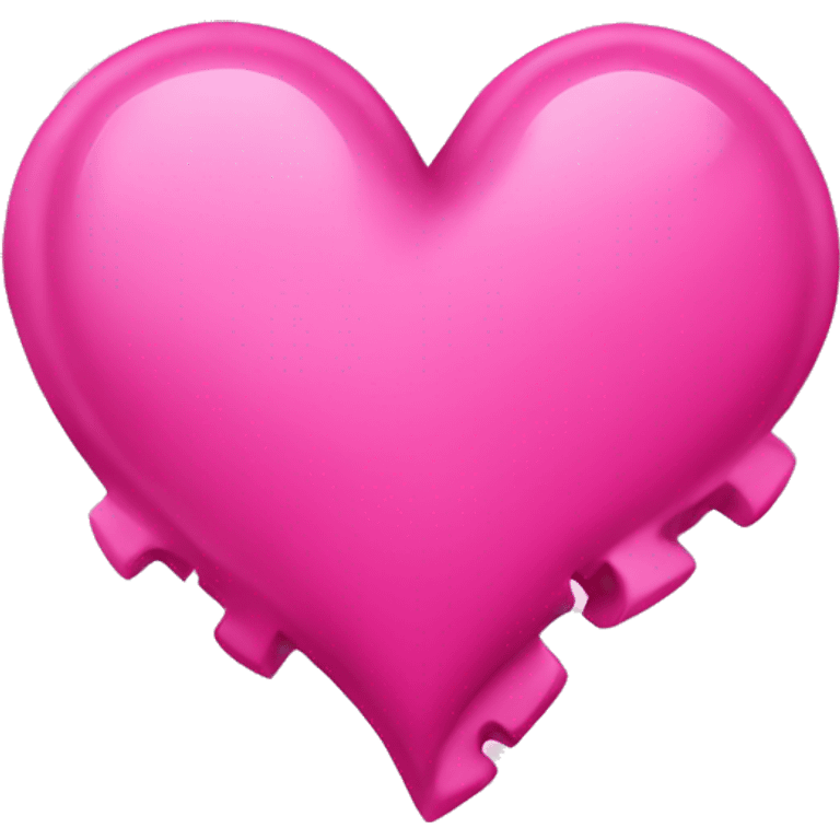 create puzzle pink heart  emoji