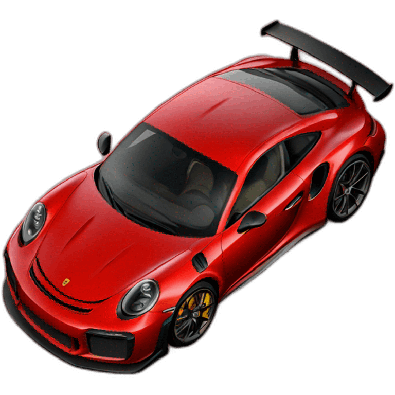 Red Porsche GT2RS emoji