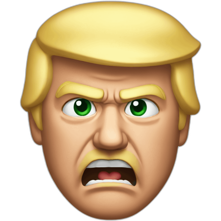 Angry trump emoji