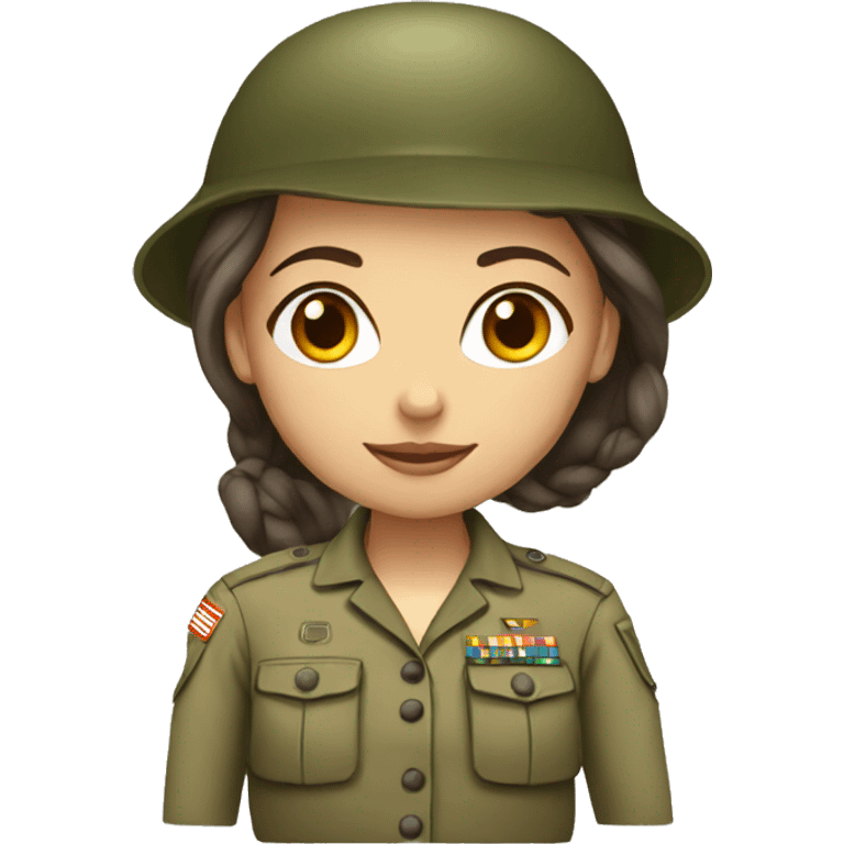 An army girl emoji