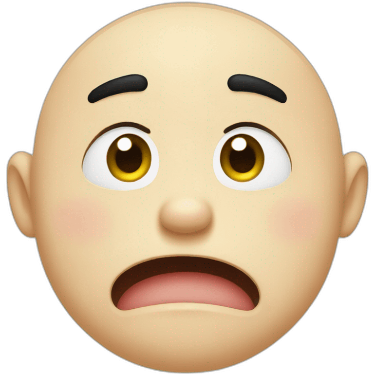 Shinchan crying face emoji