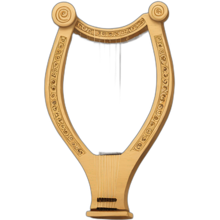 Roman Cithara lyre  emoji