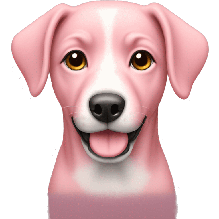 Dog pink  emoji