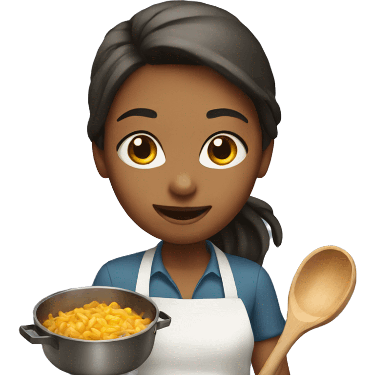 Girl cooking  emoji