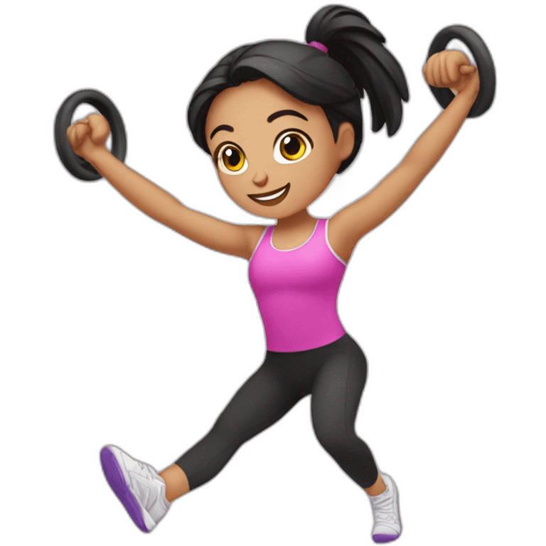 Gimnasio chicas emoji