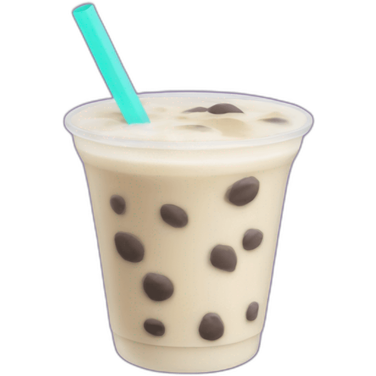 Boba milk tea taro emoji