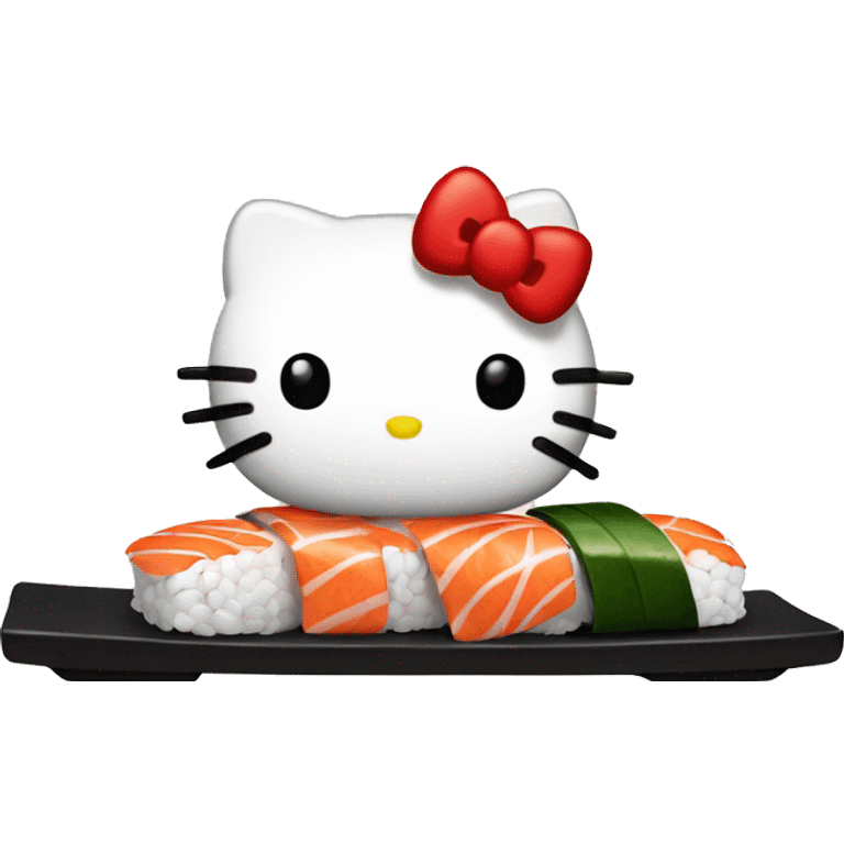 Hello kitty sushi emoji