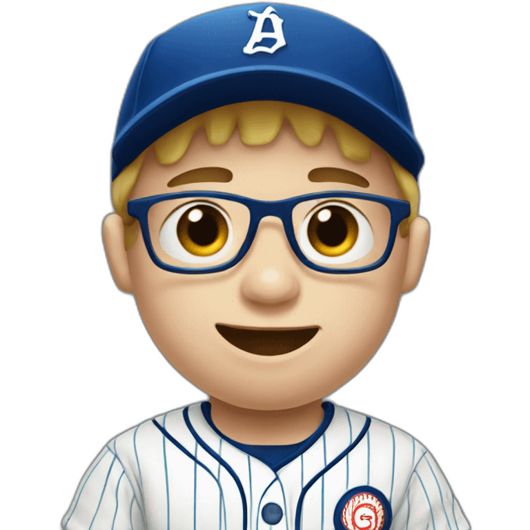 Baseball Boy with Down Syndrome emoji