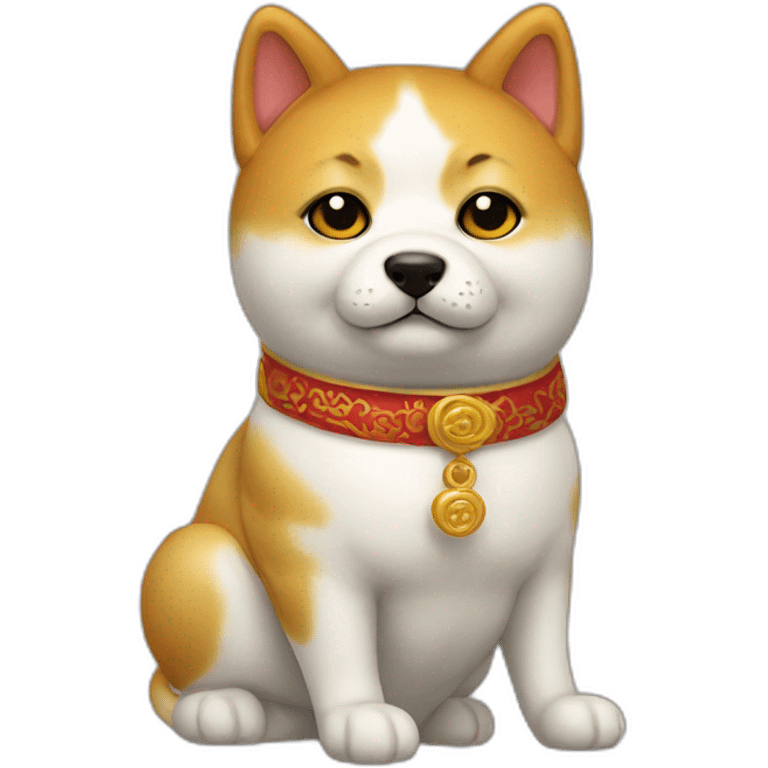 doge maneki neko emoji