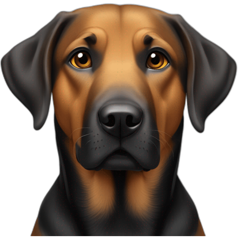 labrador crossed with beauceron emoji