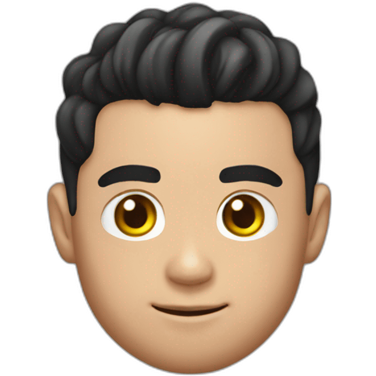 Cristiano Ronaldo head mix with kirby head emoji