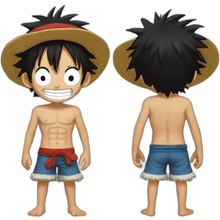 luffy toute transformation emoji