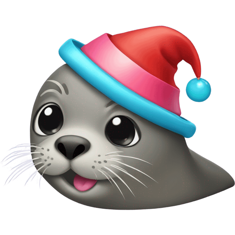 seal with party hat emoji