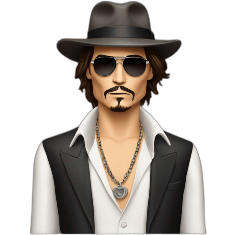 Johnny depp hold sauvage fragrance emoji