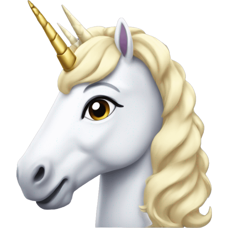 Unicorn princess emoji