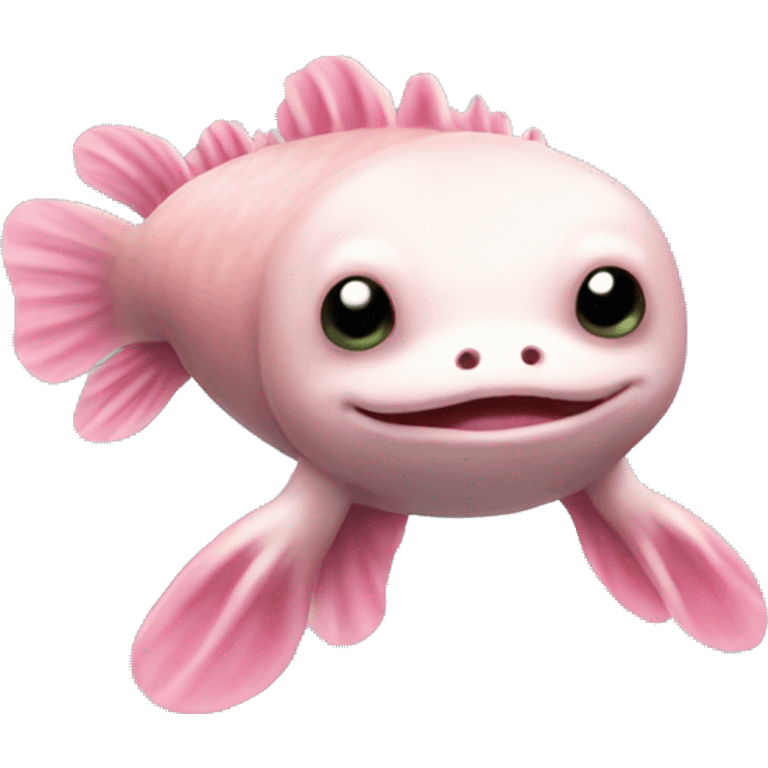 Axolotl swimming  emoji