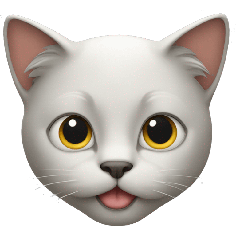 A cat head emoji