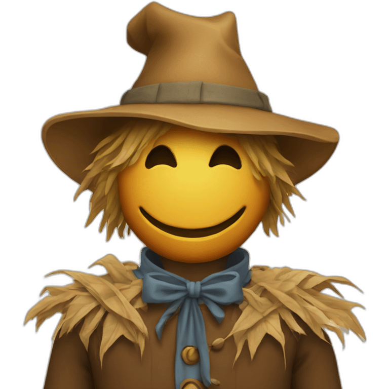 Scarecrow emoji