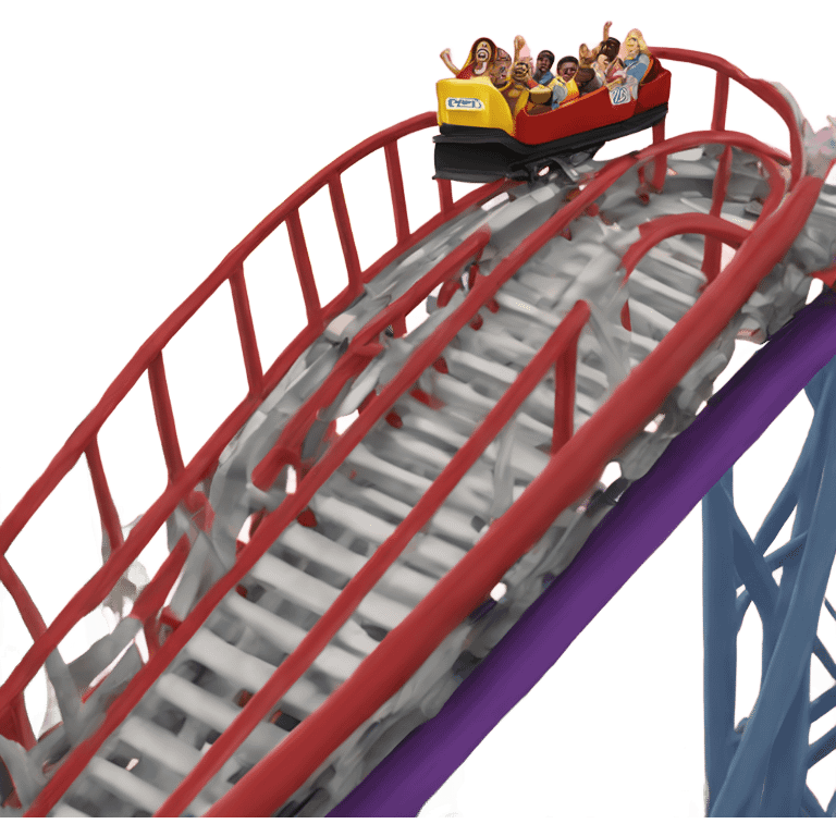 roller coaster los angeles santa monica emoji