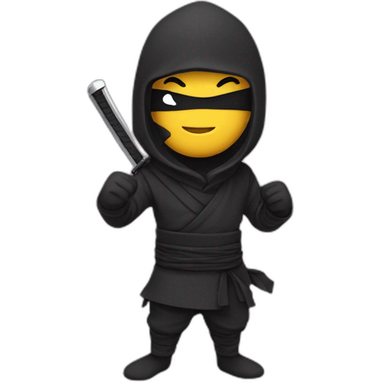 ninja with thumbup  emoji