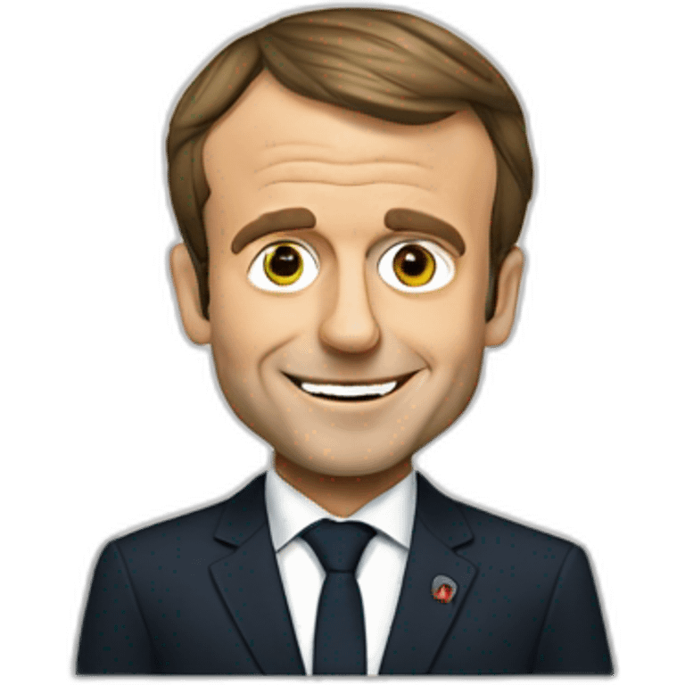 Emmanuel Macron en colère emoji